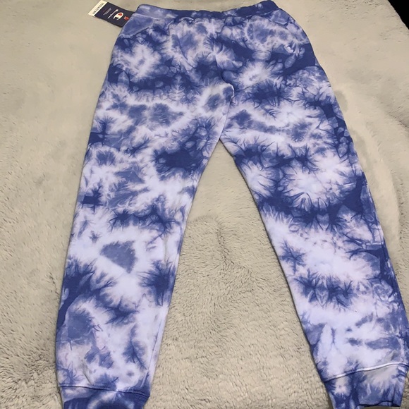 🎁SALE Champion Crush-dye Indigo Fleece Joggers Sweatpants M NWT - Picture 4 of 4